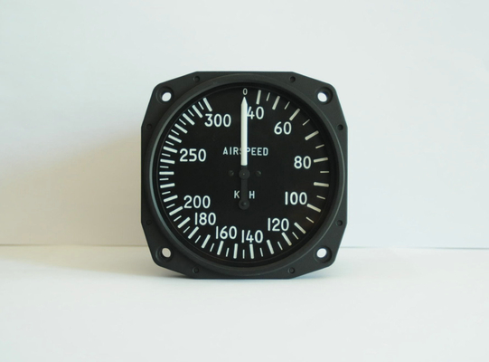 Piccolo aeroplano 3 1/8 "breve caso aerei Speed Indicator calibro BK-300
